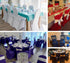 Stretch Spandex Dining Chair Cover, Slicovers for Wedding Banquet Dining Room (White)