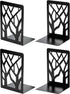 MaxGear Book Ends Tree Design Modern Bookends for Shelves, Non-Skid Book Holder,