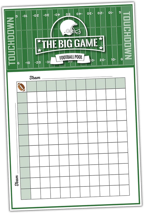 2026 1 (11x17 inch) Katie Doodle - Superbowl Party Decorations - (Made in the USA) - Essential Super-Bowl Party