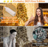 32FT(16 2) Lakumu Warm White String Lights, * Rechargeable, Decor for Wedding Parties Centerpieces, Warm White