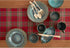 48 Inches 100% 14 48 Inch Solino Home Linen Table Runner - Pure Linen Red Classic Tartan Plaid Table Runner x Ideal