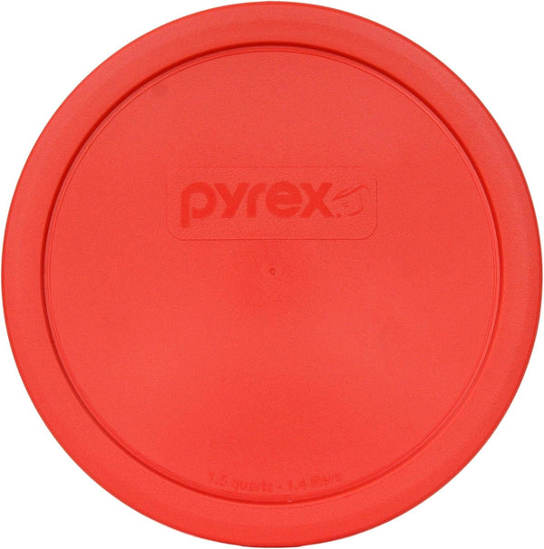 Pyrex 323-PC Red Round Plastic Mixing Bowl Replacement Lid, Made in USA