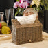 Seagrass Hand Towels Box Cover for Kleenex Disposable Paper Hand Towels, Handwoven Towel Holder, Wicker Tissue Box