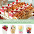290 Pack 5 oz Plastic Dessert Cups with Lids, Clear Appetizer Cups with Spoons Square Mini Shooter Dessert Fruits Cups