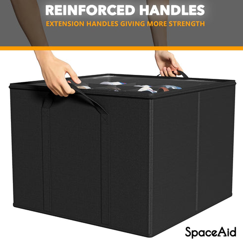 Closet, 2 Pack 16-32 SpaceAid Shoe Organizer for Foldable Shoe Storage Containers Baskets Boxes Bins w/Adjustable