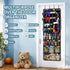 Over The Door Organizer for Toy Guns, Toy Storage, Toys Organizer with Pockets, Hook&Loop Straps for Foam Blasters