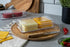 Cheese Keeper Storage Container for Fridge, Food Storage Box with Lid and Tray, Sliced Cheese Organizer