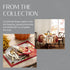 Elrene Home Fashions Swaying Leaves Bordered Fall Napkins, 17" x 17", Set of 8 for Seasonal Dinner