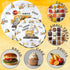 Celee Set 20 Construction Birthday Party Decorations - Construction Party Decorations, Plates, Napkins, and Forks