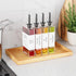 Set, 6 New England Stories Kitchen Cooking Oil Dispenser Olive Oil and Vinegar Bottles, Soy Sauce Dispenser - Pieces