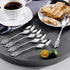KEAWELL Luxurious 5.1-Inch Espresso Spoons Set - 6 Pieces, Mini Coffee Spoon, 18/10 Stainless Steel, Gorgeous Mirror