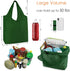 BeeGreen 12 Pack Reusable Bags for Shopping Machine Washable Xlarge Grocery bags Reusable Heavy Duty Folding