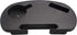 Hanperal Oval Zero Gravity Lounge Chair with Cup Holder and Tray, Side Recliner,