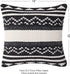 Set 2 (18"x18", REDEARTH Handmade Boho Throw Pillow Covers - Bohemian Chic Farmhouse Style Accent Woven Indoor