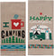 Kay Dee Designs Camping Adventures Chambray Towel Set - Happy Camper & I Heart Camping