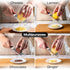Handheld Cheese Grater & Cheese Shredder Stainless Steel, Rust-Proof, Non-Slip Handle, Durable Flat Grater