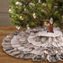 yuboo Spring Farmhouse Flowers Christmas Tree Skirt - 48 inches Burlap Easter 6-Layer Ruffle Farmhouse Decor