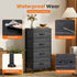 4 Closet,Entryway,Dorm,Black Sweetcrispy Nightstand Small Bedroom Dresser with Fabric Drawers,Bed Side Furniture End