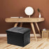 SOYOTA Storage Ottoman Cube Storage Ottoman as Foot Stool, Foot Rest & Stepping Stool - Folding Storage Ottoman