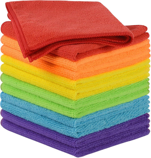 SINLAND Microfiber Rag Absorbent Cleaning Cloth Kitchen Dish Cloth Quick Dry Streak