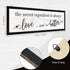 Jetec The Secret Ingredient Is Always Love and Butter Sign Funny Wood Kitchen Sign Funny Farmhouse Wall Kitchen Decor Rustic Kitchen Wall Decoration, 15.7 x 4.7 Inch(Black)
