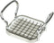Home Basics French Fry Cutter, Stainless Steel Slicer with Easy Grip Handles, Silver