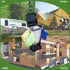 Toconv 20 Collapsible Trash Bag Holder with Pcs Trash Bags, Portable Trash Can with Trash Bag Storage, Waste Bin
