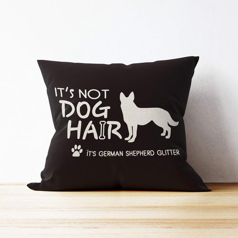 German Shepherd Pillow Covers 18x18 - Gifts for Dog Lovers, Home Decor Glitter Pillow Case