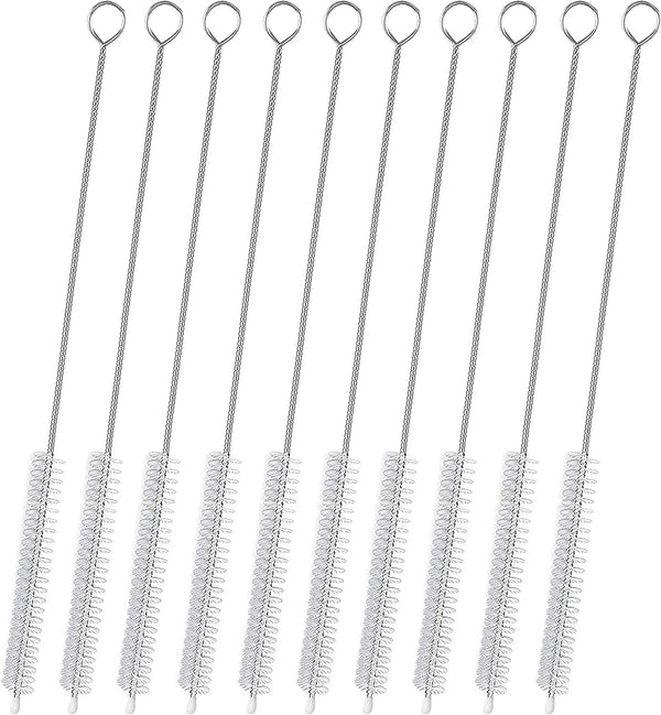 Straw Cleaner Brush for Stanley - Extra Long 12 inch, Extra Wide 12mm Straw Brushes for 40/30/20 oz Stanley Mug, 10 Pack