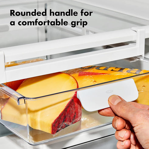 OXO Good Grips 14 in Fridge Undershelf Drawer for Deli Meat, Cheese, Produce, and More