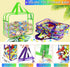 OPELETNNT 6 Packs Books6 Large Toy Storage Bags with Labels, Reusable Clear PVC Board Game Storage, Travel Waterproof