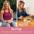 Bentgo 20-Piece Lightweight, Durable, Reusable BPA-Free 2-Compartment Containers - Microwave, Freezer, Dishwasher Safe