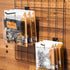 Double Gridwall Hooks, 24 Pcs Display Hooks for Grid Wall Panel, Durable Peg Hook Wall Grid Panel Hooks for Retail