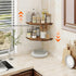 Set 2 Homode Corner Shelf Wall Mount, of Floating Corner Shelf Organizer for TV Accessories, Speaker, Cable Box, Game