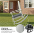 Fitfree Set 2, 17 16 Inch, Outdoor Chair Cushions, Fade-Resistant & Water-Resistant, D Shaped Patio Furniture Seat