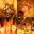6 Pack 13FT 40LED Fairy Lights Battery Operated with Timer Silver Wire Mini Waterproof Cuttable Twinkle Christmas