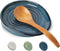 Ceramic Spoon Rest for Stove Top, Glazed Blue Spoon Holder for Kitchen Counter, Utensil Holder for Spoons, Ladles