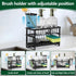 2 Set Sponge Holder for Kitchen Sink Organizer Caddy, Tier Dish Brush Scrubber Holder, Stainless Steel Sink Box Utensil