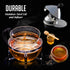 OVENTE Glass Teapot with Removable Stainless-Steel Infuser, 17oz Borosilicate Glass Tea Maker for Everyday Use