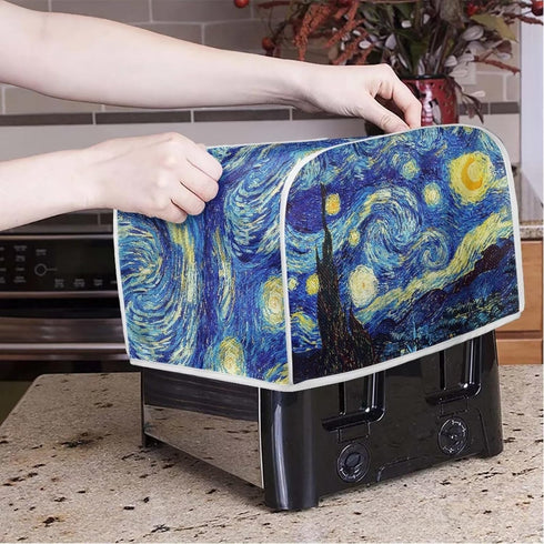 Boho Hummingbird 2 Slice Toaster Cover, Kitchen Small Appliance Dust Cover with Blender Dust Cover, Stand Mixer or Coffee Maker Appliance Cover, Dust and Fingerprint Protection,Set of 2