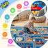 31x47in Play Mat Kids Rug for Boys and Girls, Non-Slip Playroom Rug Car Rugs for Kids Toy Cars Kid Classroom Road Rugs