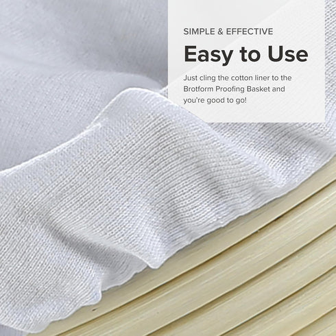 Frieling Brotform Liner Round 10", 100% Cotton