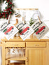 DII Swedish Dishcloths for Kitchen & Cleaning - Reusable, Machine Washable, Biodegradable, 3 Piece Christmas Truck