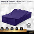 Dinner Napkins Disposable Guest Towels - Purple Beverage Napkins, Soft & Absorbent, 8” x 4.5”, Pack of 40 by Amcrate