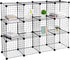 12 Closet SUPER DEAL Metal Wire Cube Storage Organizer, Cubes DIY Modular Cabinet Bookcase Bookshelf Shoe Rack