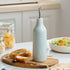 16oz 1 famiware Jupiter Ceramic Olive Oil Dispenser Bottle, Piece Oil Dispenser for Kitchen with Stainless Steel