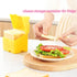 CREHNIL Cow Cheese Slice Holder Storage Container For Refrigerator Sliced Shredded Keeper Containers For Fridge