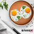 Bakken-Swiss 2-Piece Mini Nonstick Egg Pan & Omelet Pan, 5.5'' Copper Non-Stick Skillet for Eggs and Pancakes