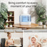 Dreo Humidifiers for Bedroom - Top Fill 4L Cool Mist Humidifier with Oil Diffuser and Nightlight, 32H Runtime