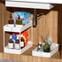 3 SPACEKEEPER Storage Rolling Cart, Tier Laundry Room Organization Utility Cart Bathroom Organizer Mobile Shelving Unit